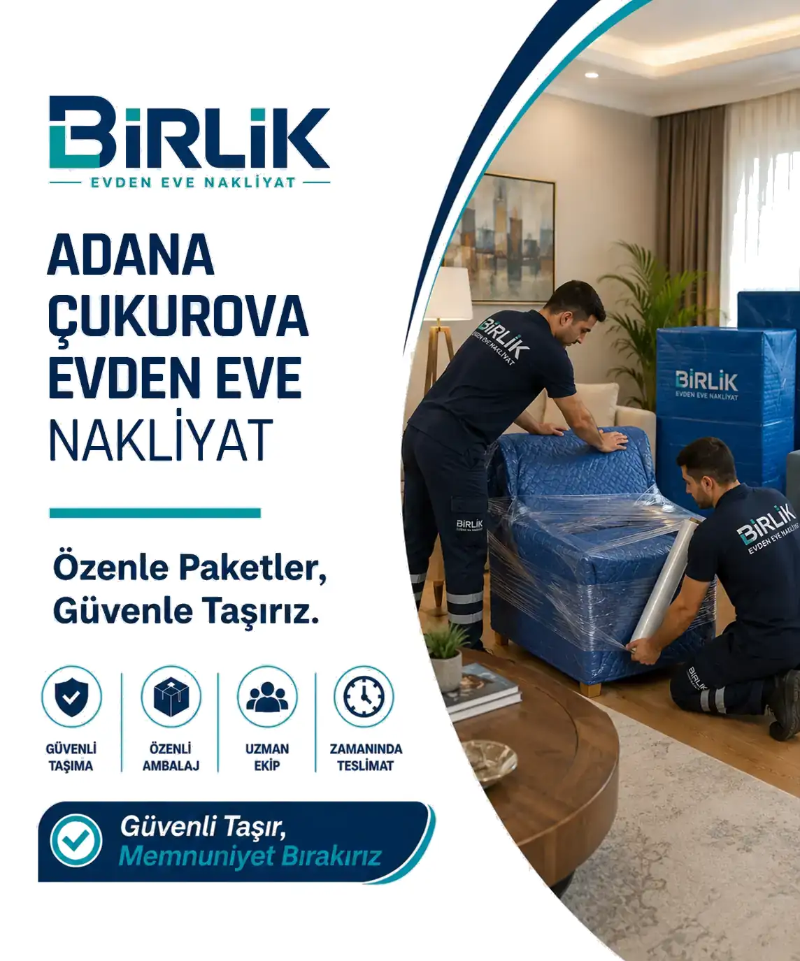 Adana Çukurova Evden Eve Nakliyat - Birlik Nakliyat