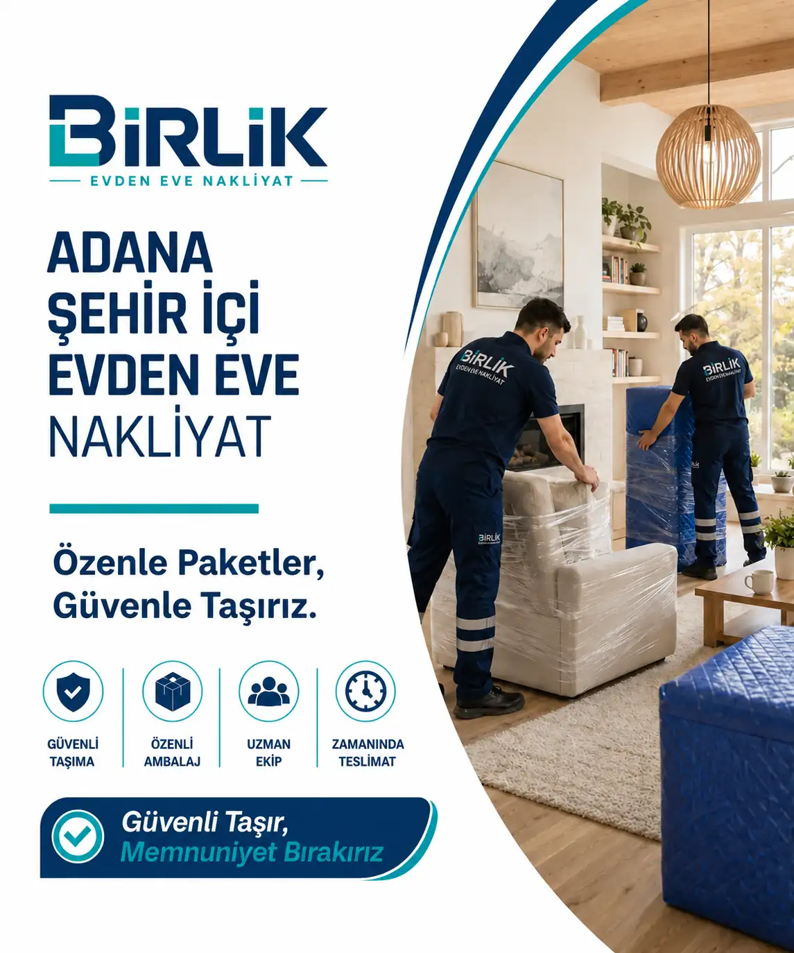 Adana Evden Eve Nakliyat ve Taşımacılık - Birlik Nakliyat
