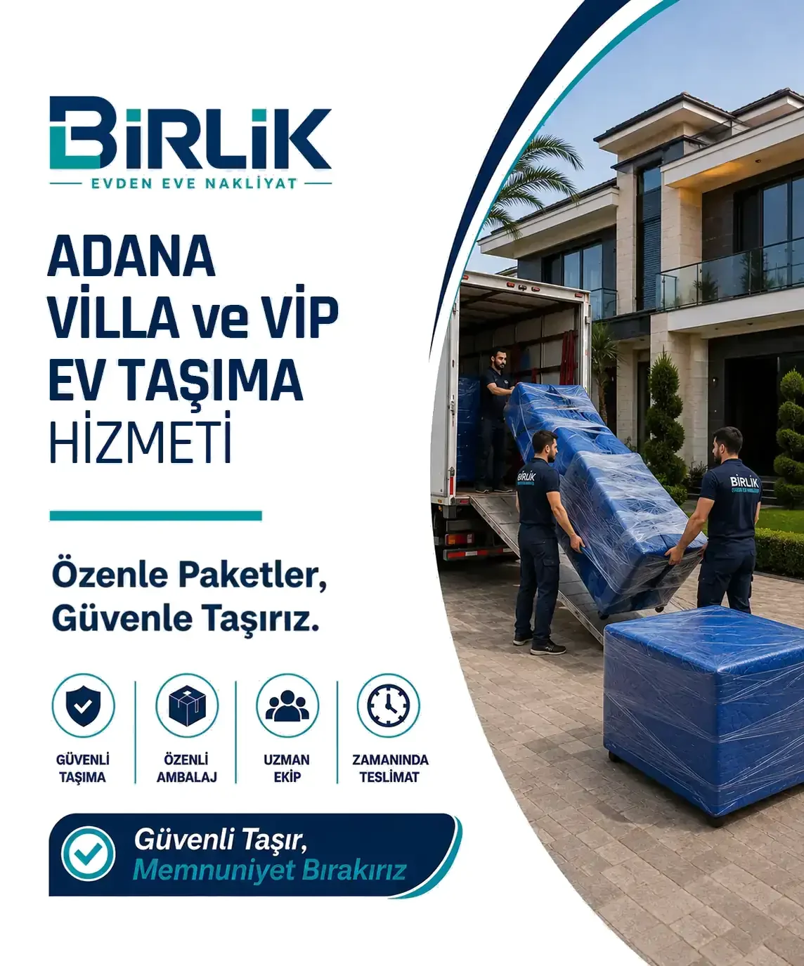 Adana Evden Eve Nakliyat ve Taşımacılık - Birlik Nakliyat